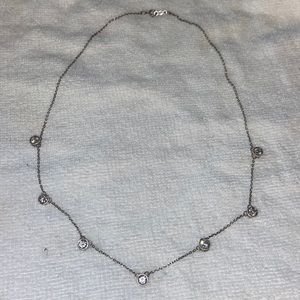 Lovely Sterling Silver and CZ Necklace